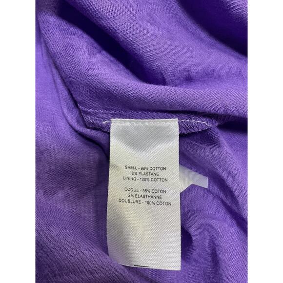 Ramy Brook 'Arsola' Purple Cotton Dress Size S - Picture 5 of 5